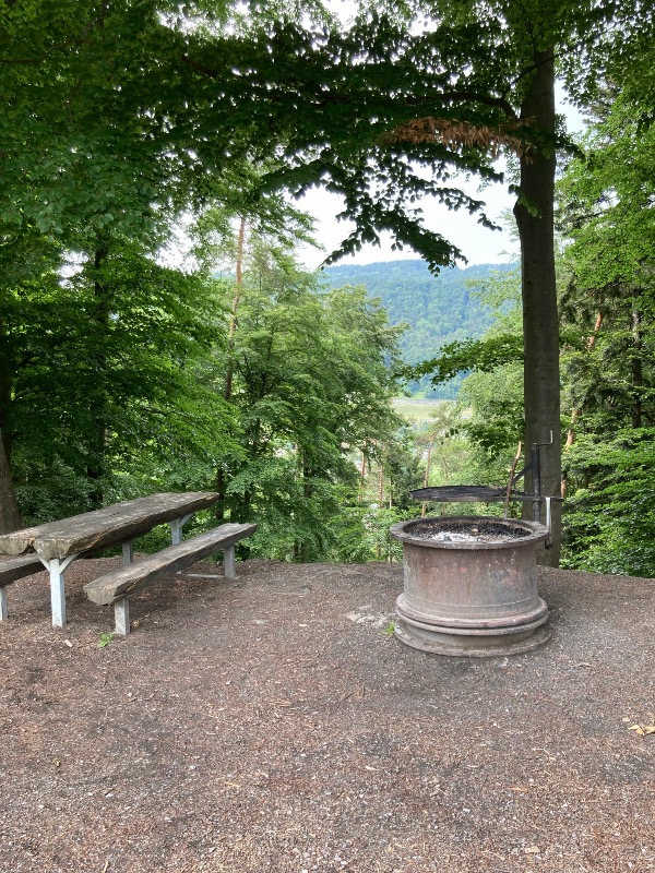 Berneck au-dessus de la piscine